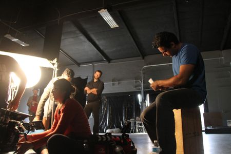 On the set of All I Need.