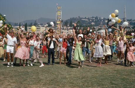 Stockard Channing, Jeff Conaway, Lorenzo Lamas, Susan Buckner, Edd Byrnes, Didi Conn, Eddie Deezen, and Michael Tucci in