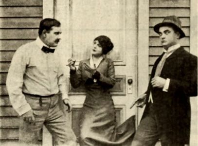Lily Cahill, Dell Henderson, and Fred Mace in A Victim of Circumstances (1911)