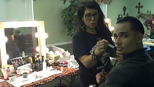Getting done up