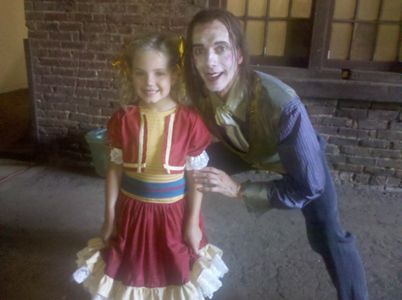 Kyla on set of 