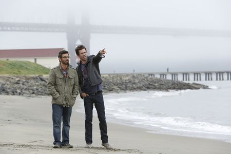 Al Madrigal and David Walton in About a Boy (2014)