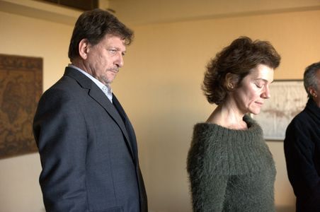 Oscar Martínez, María Onetto, and Osmar Núñez in Wild Tales (2014)