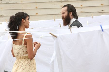 Thomas M. Wright and Stephanie Sigman in The Bridge (2013)