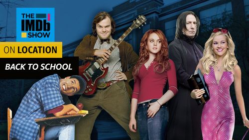 Alan Rickman, Reese Witherspoon, Adam Sandler, Jack Black, and Lindsay Lohan in The IMDb Show: 