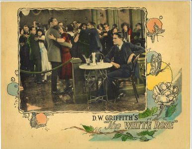 Neil Hamilton, Mae Marsh, and Porter Strong in The White Rose (1923)