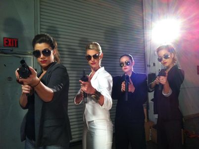 On the set of 