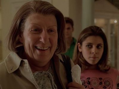 Douglas Santiago, Nancy Marchand, and Jamie-Lynn Sigler in The Sopranos (1999)