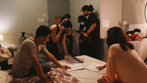 Shiri De Leon and Julian Roxas in Ang pagdadalaga ni Lola Mayumi (2021)