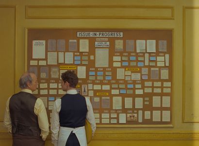 Bill Murray and Pablo Pauly in The French Dispatch (2021)