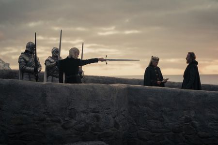 Rhys Ifans, Matt Smith, and Emma D'Arcy in House of the Dragon (2022)