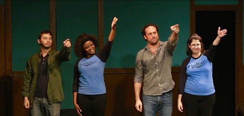 Elizabeth June, Julie Dove, Tom Costello, and Jeremy Cohenour