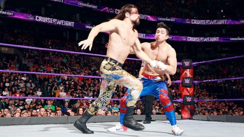 Brian Kendrick and T.J. Perkins in WWE Hell in a Cell (2016)