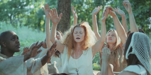 Sonja O'Hara, Alice Kremelberg, Barron A. Myers, Karin Agstam, Sara Cicilian, and Ellen Toland in Doomsday (2016)