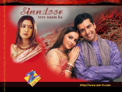 Gurdeep Kohli, Keerti Gaekwad Kelkar, and Sachin Shroff in Sinndoor Tere Naam Ka (2007)