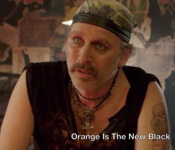 Lawton Paseka as Lee Burley in the Netflix show ORANGE IS THE NEW BLACK