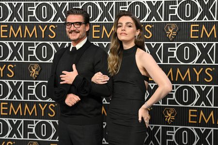 Pedro Pascal and Lux Pascal at an event for The 75th Primetime Emmy Awards (2024)