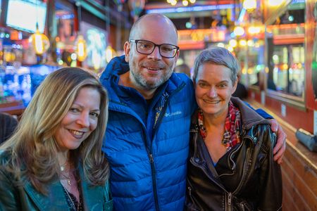 After Solocom (PIT, NYC) with Nancy Robillard, Adam Wade.