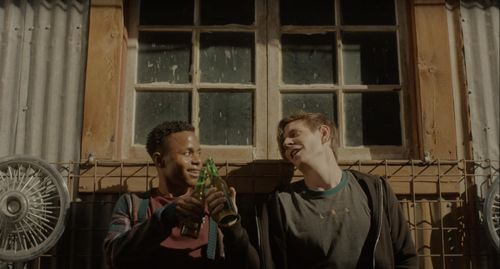 Kevin Curtis and Spencer Belko getting along as Louie and Tony in 'LouLou'