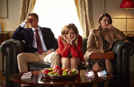 Rebecca Gethings in 'Flack' with Sheridan Smith and Darren Boyd