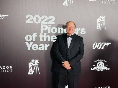 At the Will Rogers Foundation event for Michael G. Wilson and Barbara Broccoli, September 2022.