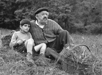 Alain Cohen and Michel Simon in The Two of Us (1967)