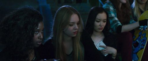 Naika Toussaint, Ayzee, and Taylor Hickson in Deadpool (2016)