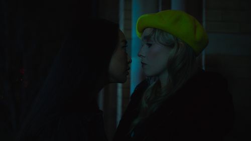 Daniella Dela Peña and Veronika Slowikowska in EZRA (2022)