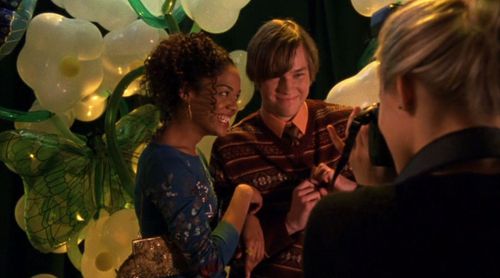 Tessa Thompson and Caleb Steinmeyer in Veronica Mars (2004)