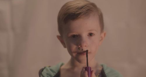 Boy in Moustache