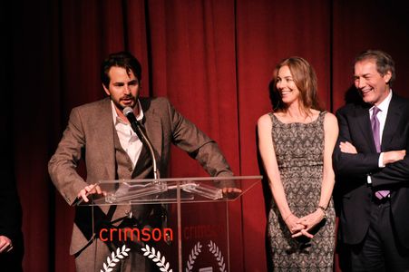 Kathryn Bigelow, Charlie Rose, and Mark Boal at an event for Charlie Rose (1991)