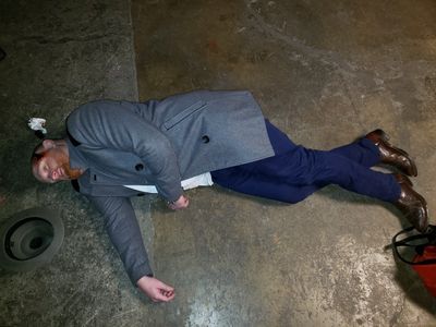 Dead on set!