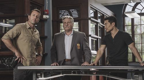 William Forsythe, Daniel Dae Kim, and Alex O'Loughlin in Hawaii Five-0 (2010)