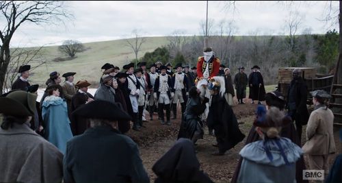 JJ Feild, Seth Numrich, and Daniel Henshall in TURN: Washington's Spies (2014)