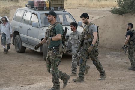 David Boreanaz and Raffi Barsoumian in SEAL Team: Phantom Pattern (2022)