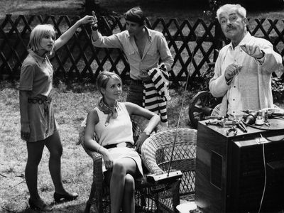 Susanne Beck, Diana Körner, Franz Schafheitlin, and Holger Ungerer in Meine Tochter - Unser Fräulein Doktor (1970)