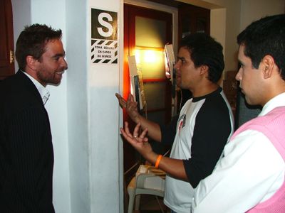 Still of Gonzalo Revoredo, Sandro Ventura and Miguel Torres - Böhl in Talk Show.