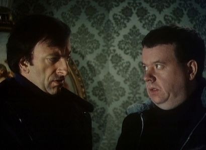 Howard Attfield and Ian McNeice in The Optimist (1983)