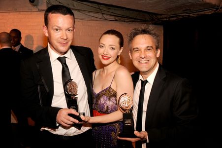 Enda Walsh, Amanda Seyfried, and Martin Lowe