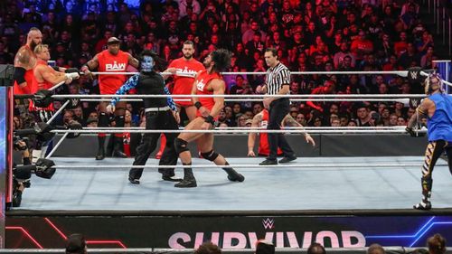 Jeff Hardy and Drew Galloway in WWE Survivor Series (2018)