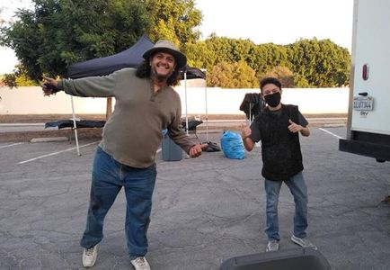 With Comedian Felipe Esparza Filming 7th & Union Film