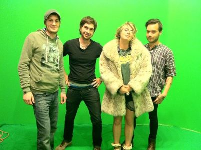 Micah Knapp and Domenic Barbero co-directing/co-producing a music video