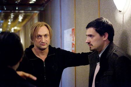 Gosha Kutsenko and Pavel Savinkov in The Practice of Beauty (2011)