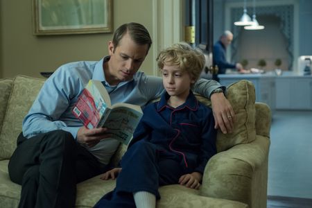 Joel Kinnaman and Finn Douglas in House of Cards (2013)