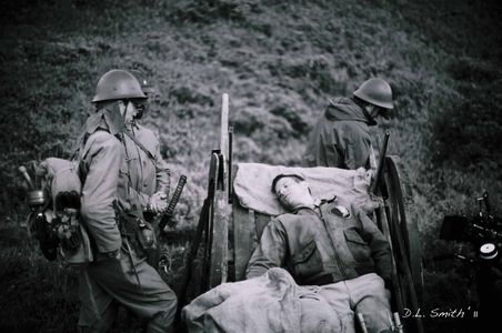 Kotaro Asano and Olev Aleksander in The Fifth Horseman (2012)