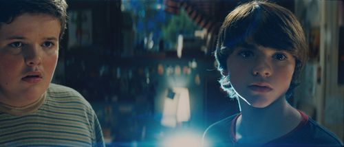 Joel Courtney and Riley Griffiths in Super 8 (2011)