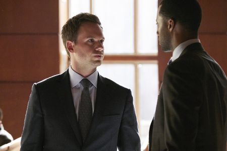Patrick J. Adams and Jordan Johnson-Hinds in Suits (2011)