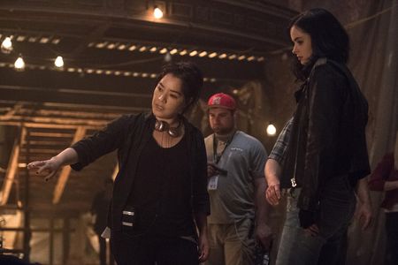 Krysten Ritter and Deborah Chow in Jessica Jones (2015)