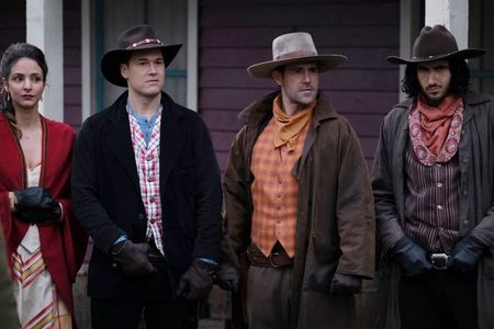 Shayan Sobhian, Nick Zano, Matt Ryan, and Tala Ashe in DC's Legends of Tomorrow (2016)