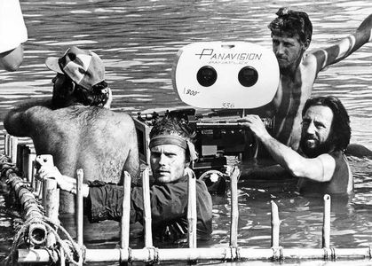 John Savage, Vilmos Zsigmond, Wynn Hammer, and Nick McLean in The Deer Hunter (1978)